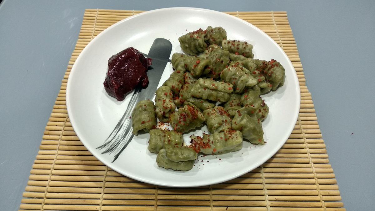 ñoquis con té matcha mundonipon