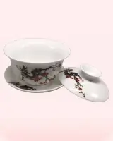 Gaiwan de porcelana Meihua