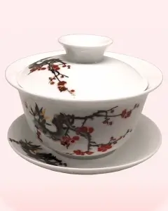 Gaiwan de porcelana Meihua