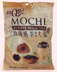 Mochi de boba (bubble milk tea)