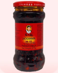 Laoganma con cacahuete
