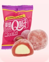 Mochis de fresa y queso Sin Gluten