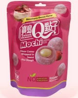 Mochis de fresa y queso Sin Gluten