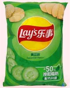Patatas Lays con pepino