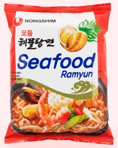 Ramen de marisco ligeramente picante Nongshin  Ramen de marisco ligeramente picante Nongshin