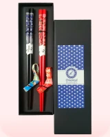 Juego de palillos lacados hashi washi
