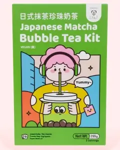 Kit de té de burbujas matcha japonés