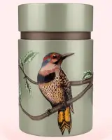 Lata de pájaros exóticos