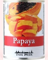 Papaya en almíbar