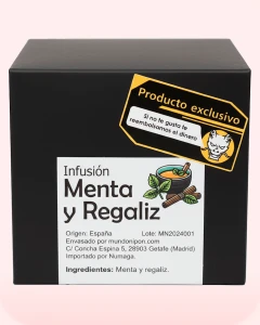 Infusión de menta y regaliz