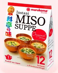 Surtido de  12 sopas de miso rojo con bonito Marukome