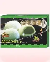 Mochis daifuku de té verde etiqueta negra AWON