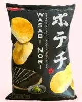 Patatas fritas con wasabi y alga nori Koikeya