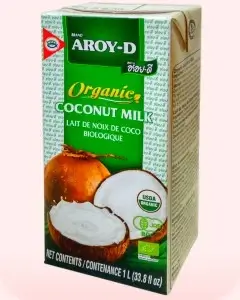 Leche de coco orgánica Aroy 1 litro