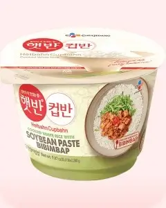 Arroz coreano con tofu y verdura bibimbap
