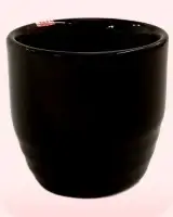 Vasito de sake negro guinomi