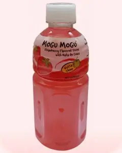 Bebida de nata de coco Mogu Mogu de fresa