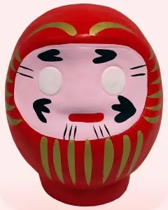 Daruma 5 cm.