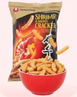 Aperitivo de gambas picantes Nongshim  Aperitivo de gambas picantes Nongshim